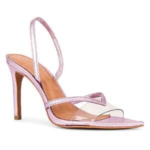 RAYE Sheer Heel in Pink Reptile EUC Size 7